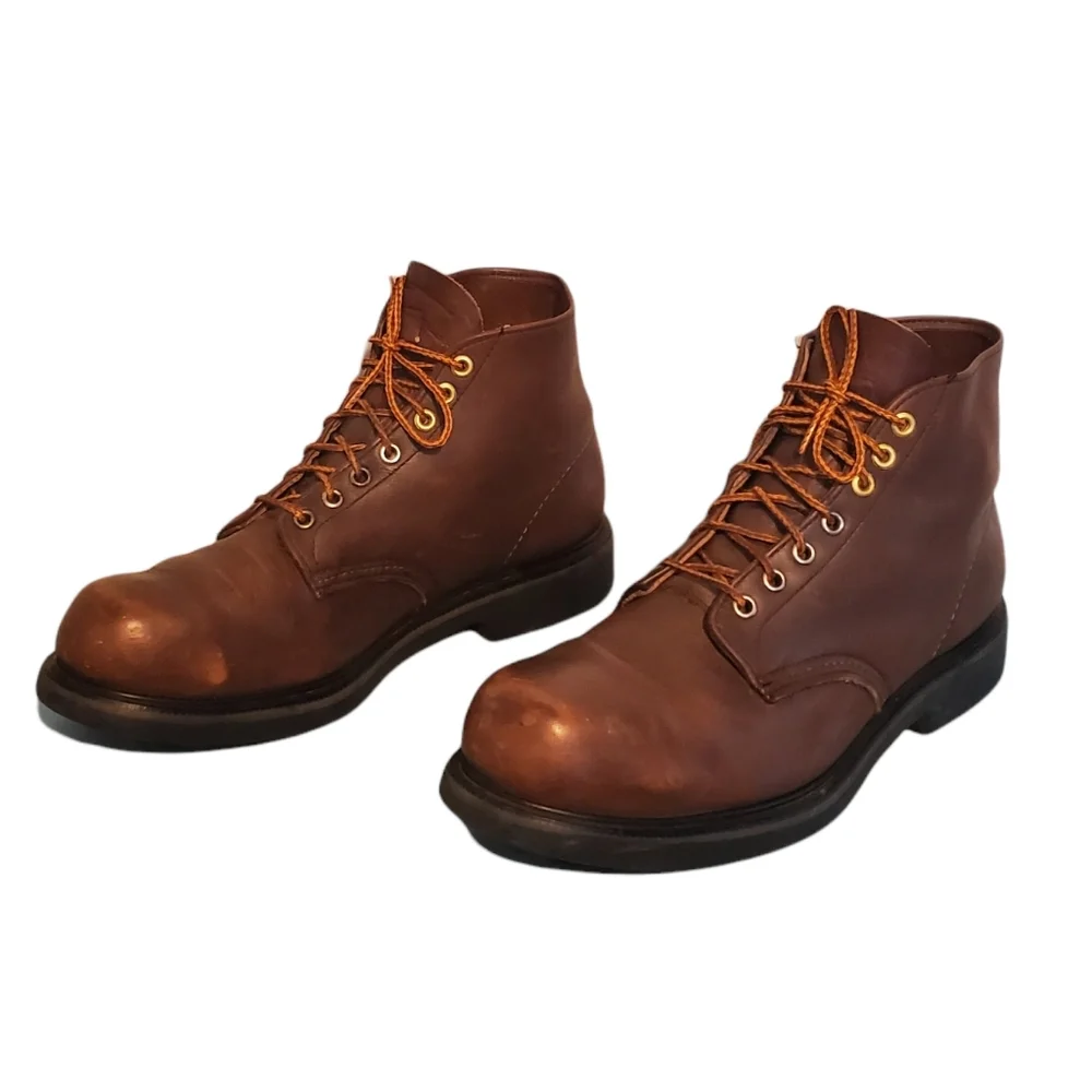 Vintage Red Wing Lace-Up Ankle Boots Men's Size 11B, Made In USA - Picture 2 of 11